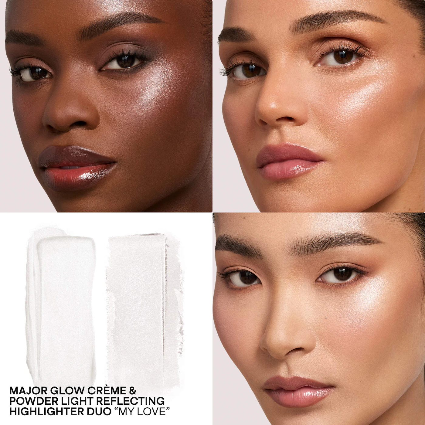 PATRICK TA Major Glow Creme & Powder Light Reflecting Translucent Highlighter Duo - My Love - Image 2