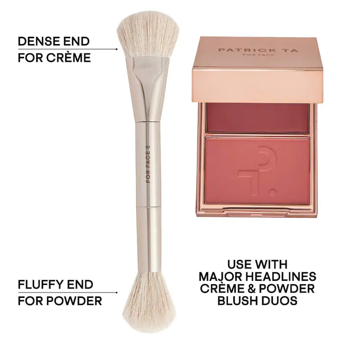 PATRICK TA Dual Ended Precision Blush Brush - Image 3